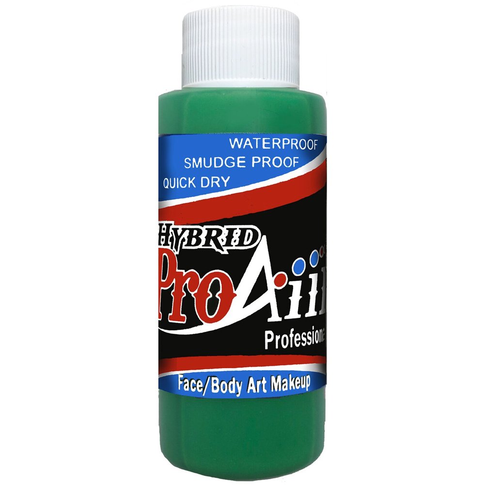 ShowOffs ProAiir Alien Face and Body Painting Makeup – 2oz (60ml) Water-Resistant