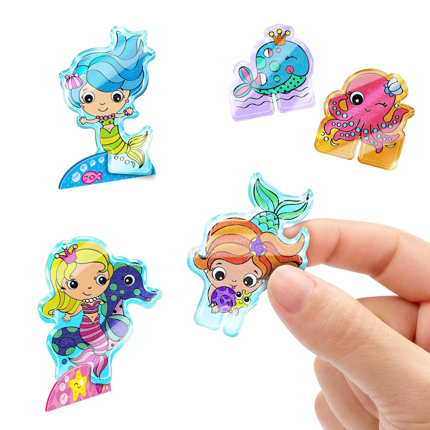 Shrinky Dinks Minis Mermaids: 28-Piece Kids Art & Craft Set | Just Play