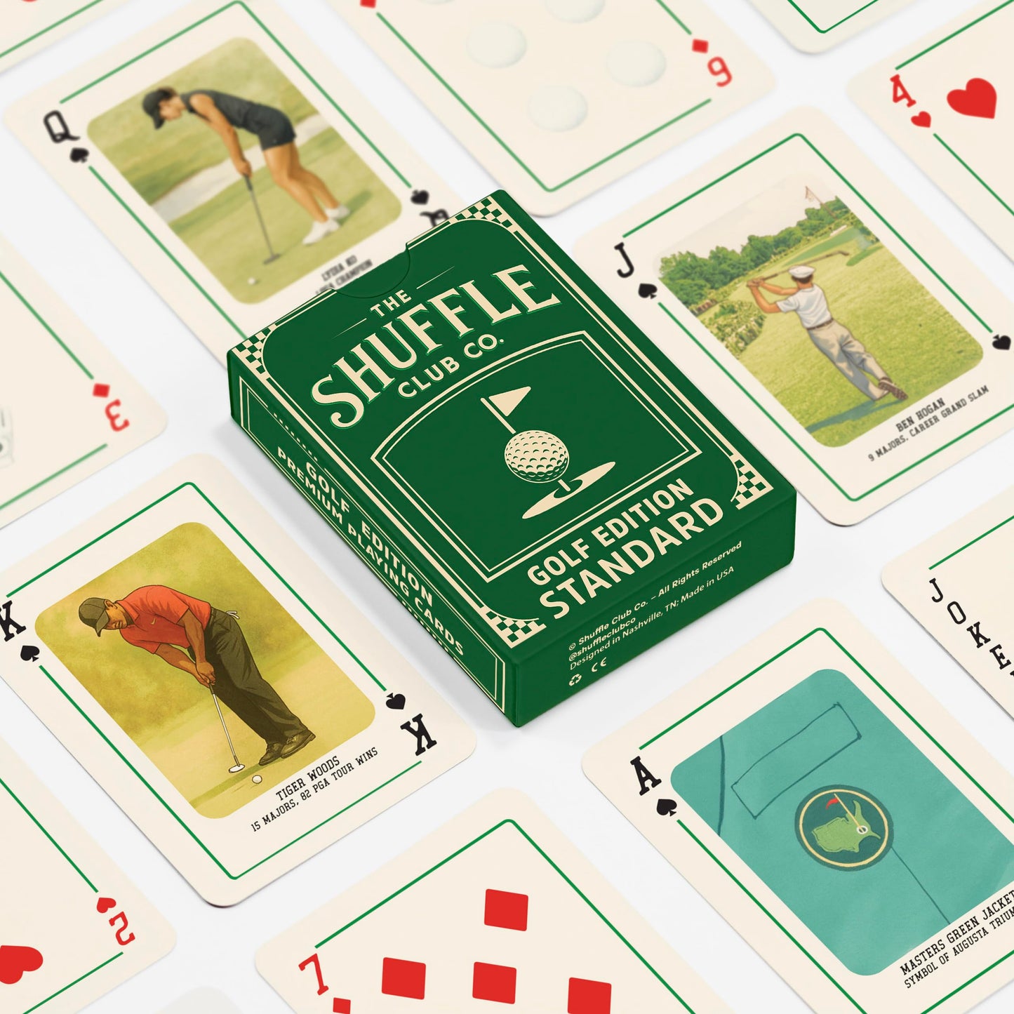 Shuffle Club Golf Playing Cards – Premium Poker Deck with Golf Artwork