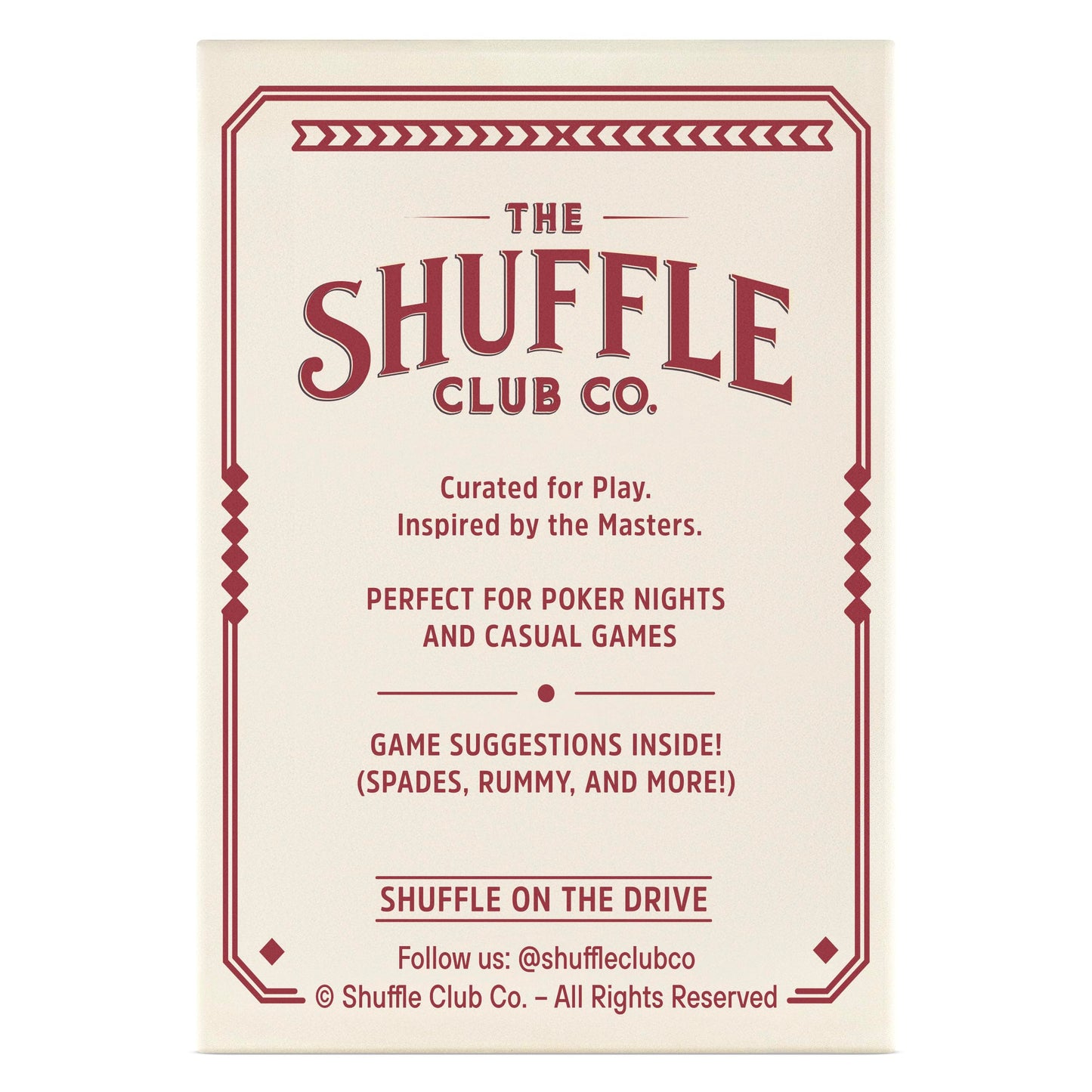 Shuffle Club Auto Playing Cards – Premium Poker Size Deck with Car-Inspired Artwork | Luxury Gift for Car Lovers