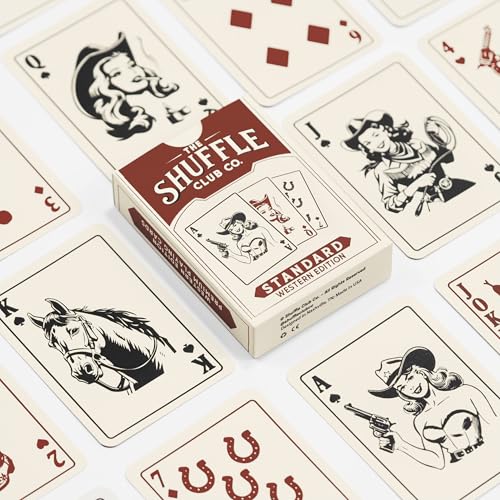 Shuffle Club Western Playing Cards – Premium Poker Deck (Pack of 2)