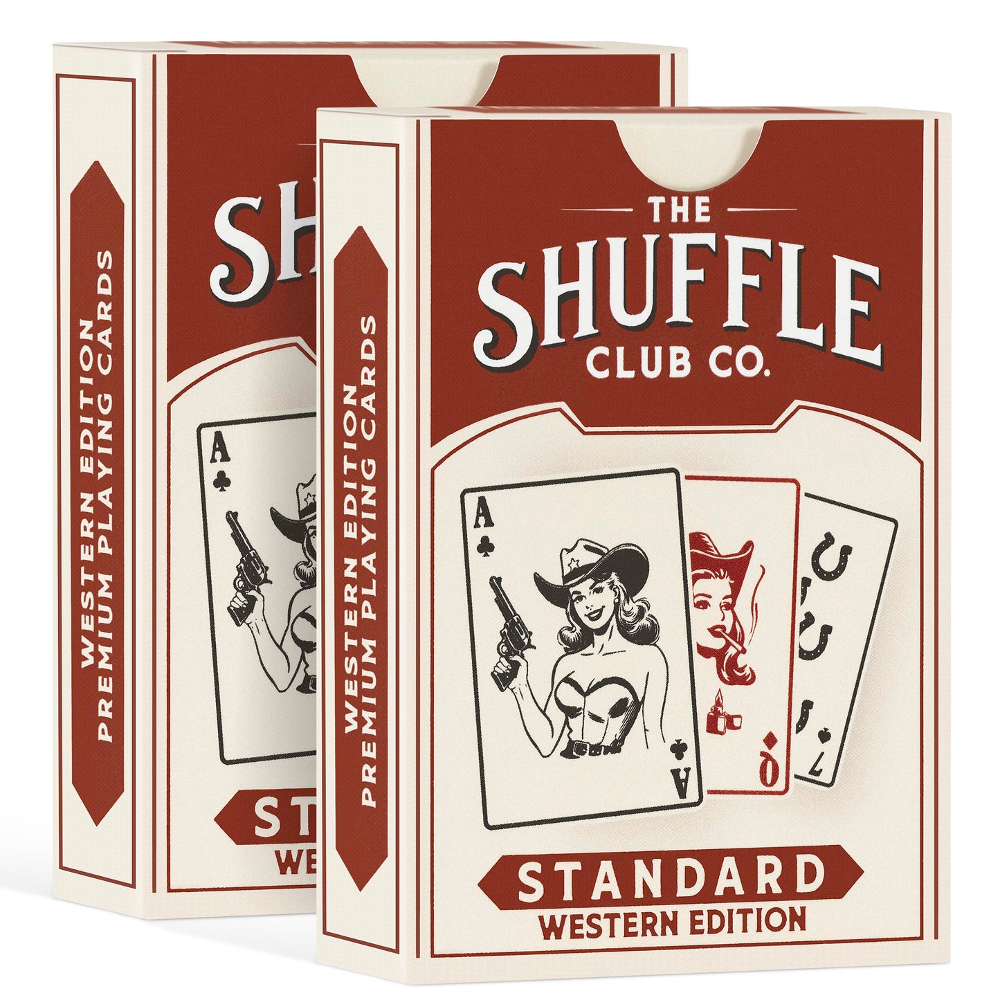Shuffle Club Western Playing Cards – Premium Poker Deck (Pack of 2)