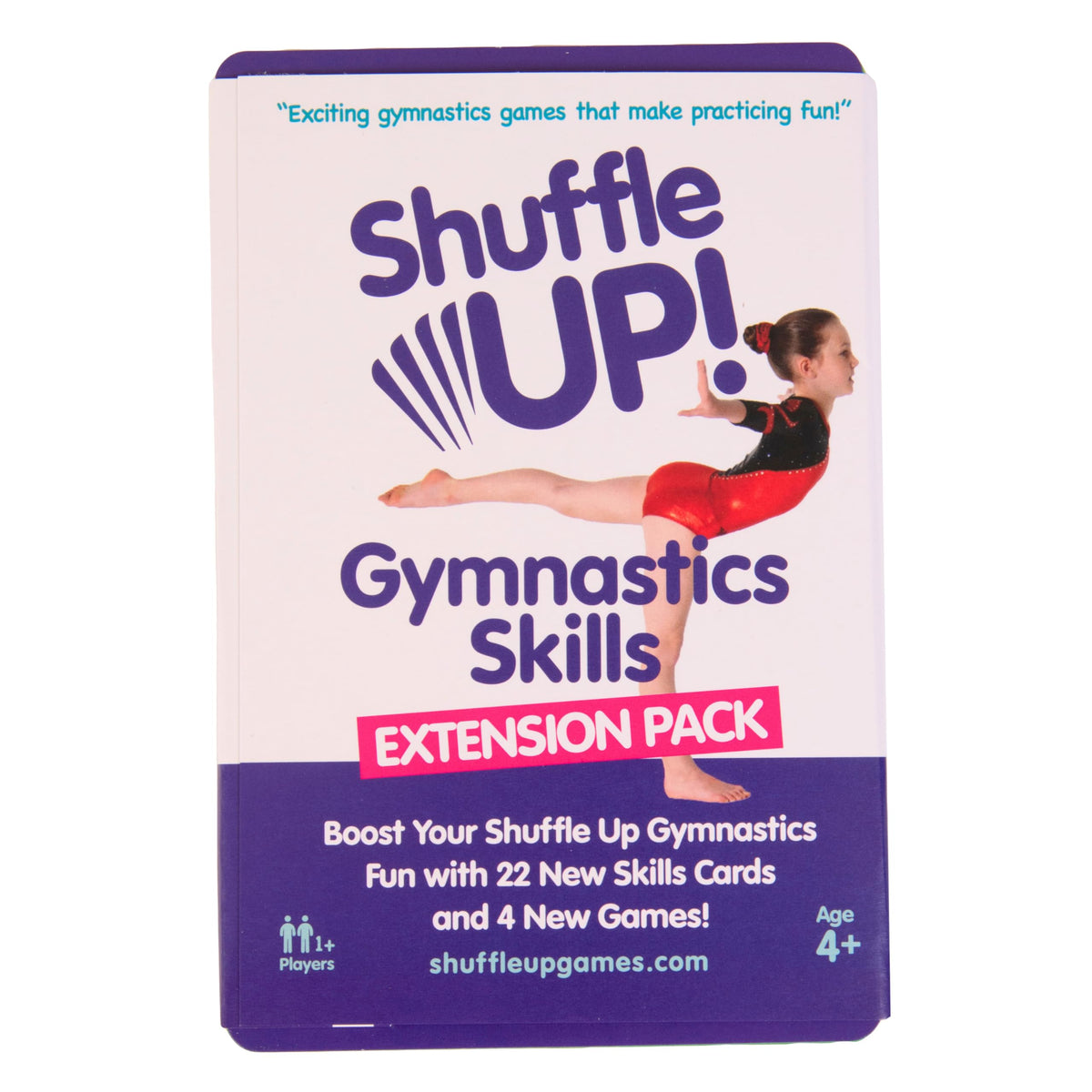 Shuffle Up Gymnastics Games Skills Pack – 22 New Skills Cards for Kids & Family Practice