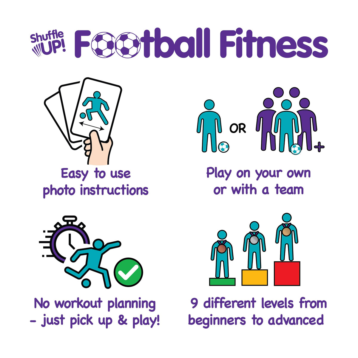 Shuffle Up Soccer Card Games – 70+ Skill Cards for Kids