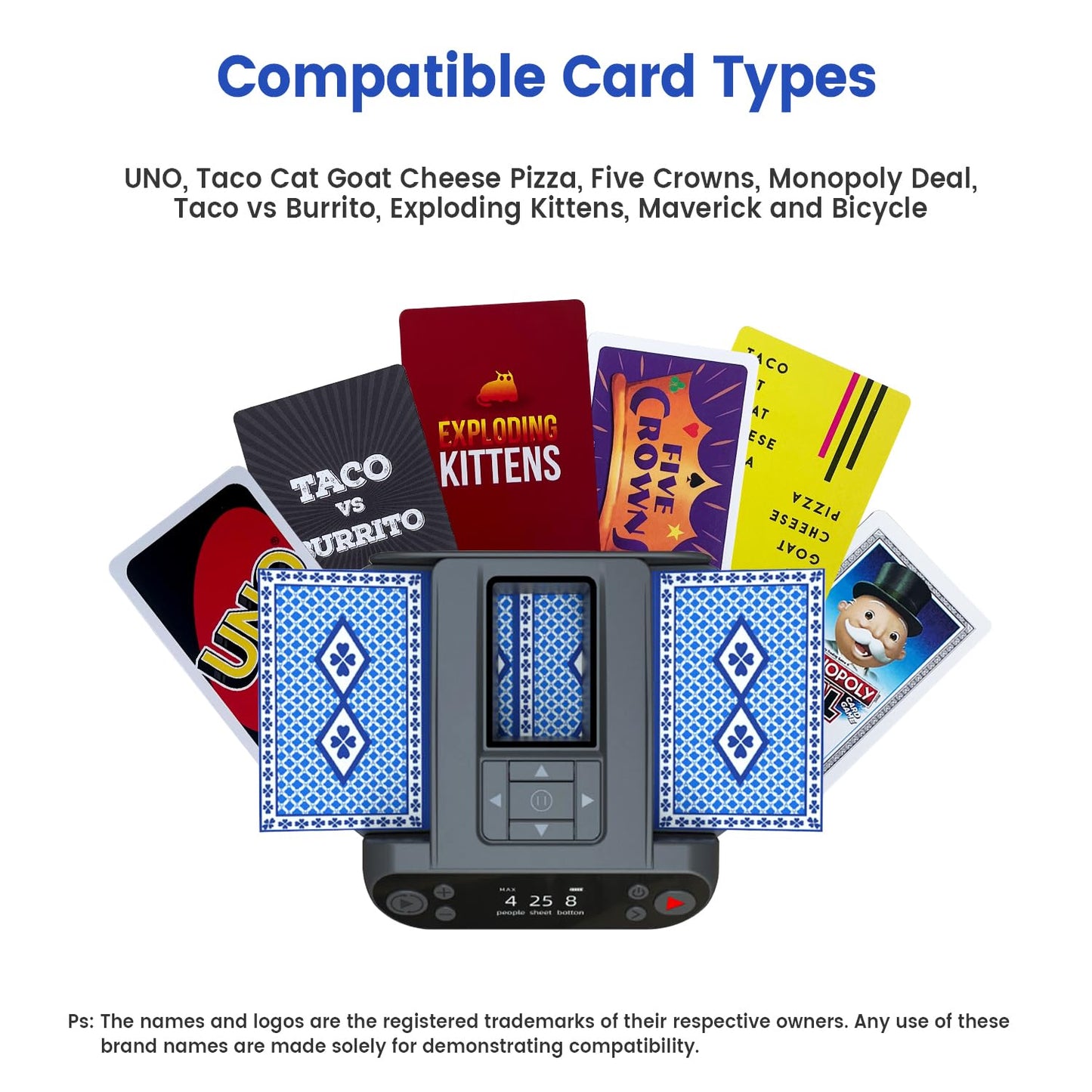 ShuffleBox G1 Pro 2025 – Automatic Card Shuffler & 12-Player Dealer (Ultra Quiet, Rechargeable)