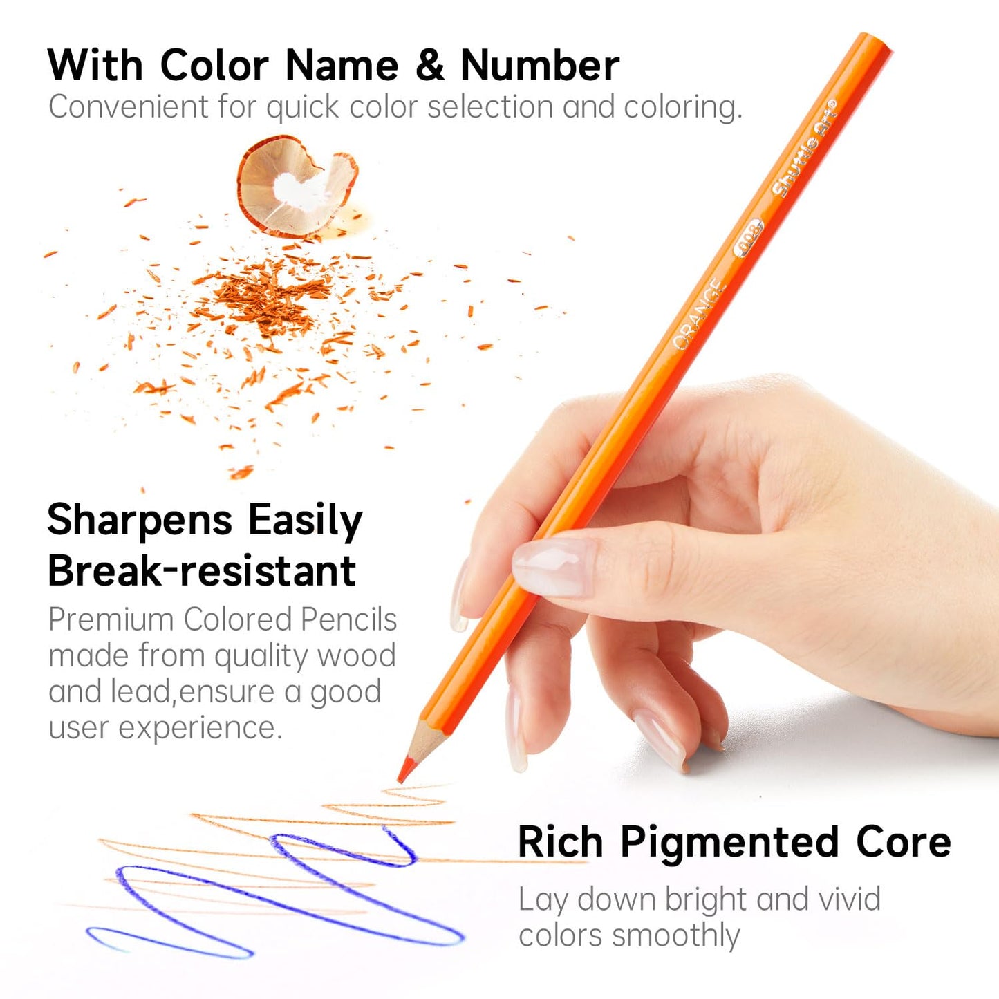 Shuttle Art 288 PCS Colored Pencils Bulk — 12 Colors, Pre-Sharpened with 15 Sharpeners
