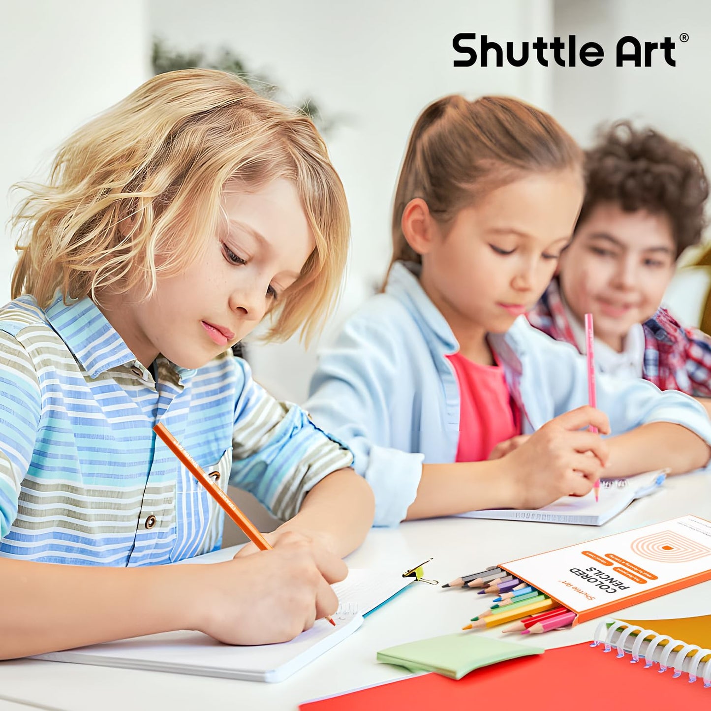 Shuttle Art 720 Pack Colored Pencils – 60 Packs of 12 Colors, Pre-Sharpened & Break-Resistant