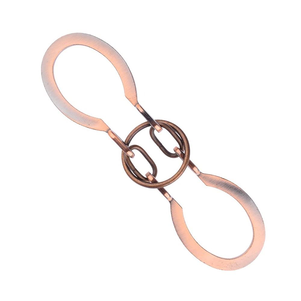 SHUYUE Classical Metal Horseshoe Puzzle – Bronze Brain Teaser, Eco-Friendly, Compact Fidget Toy