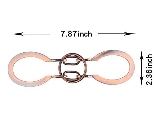 SHUYUE Classical Metal Horseshoe Puzzle – Bronze Brain Teaser, Eco-Friendly, Compact Fidget Toy
