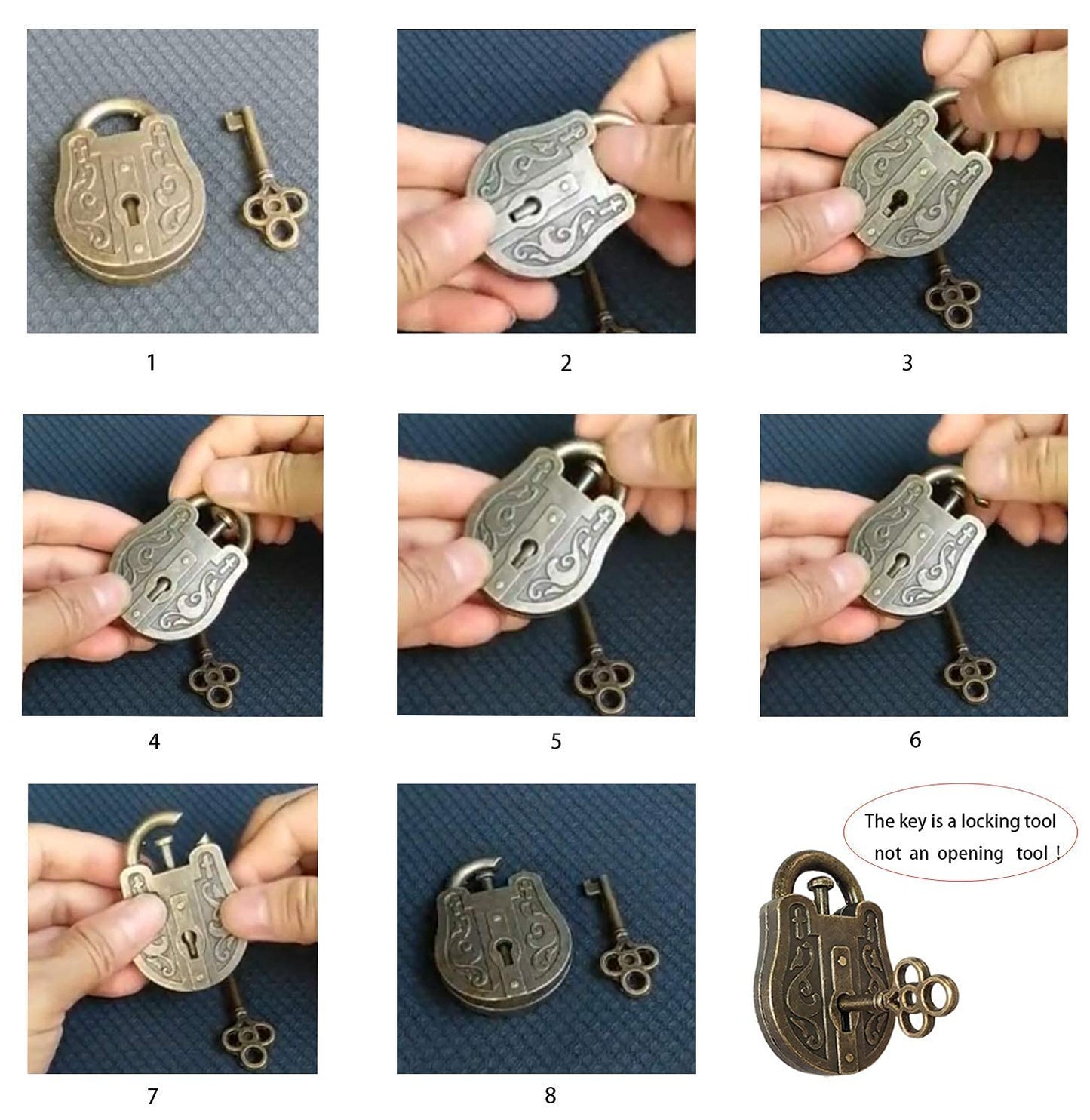 SHUYUE Lock and Unlock 3D Brain Teasers – Classic Metal Disentanglement Puzzle