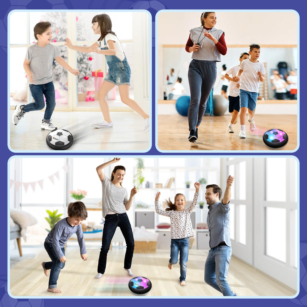 ShyLizard Hover Soccer Ball – LED Indoor-Outdoor Toy for Kids 3-8