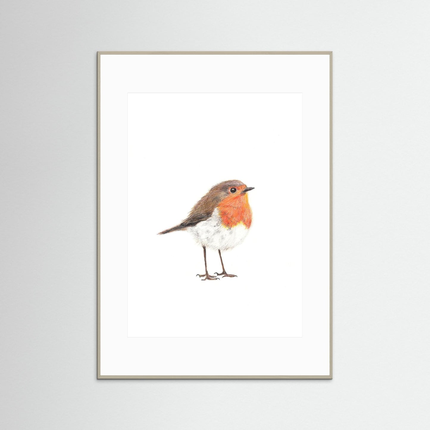 Robin Woodland Art Print