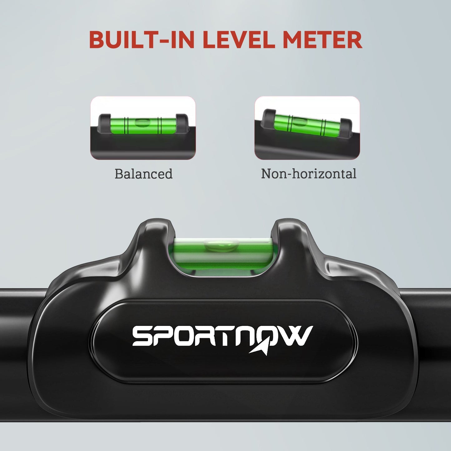 SPORTNOW Pull Up Bar Doorway from 96-130 cm (37.8"-51.2"), No Screws
