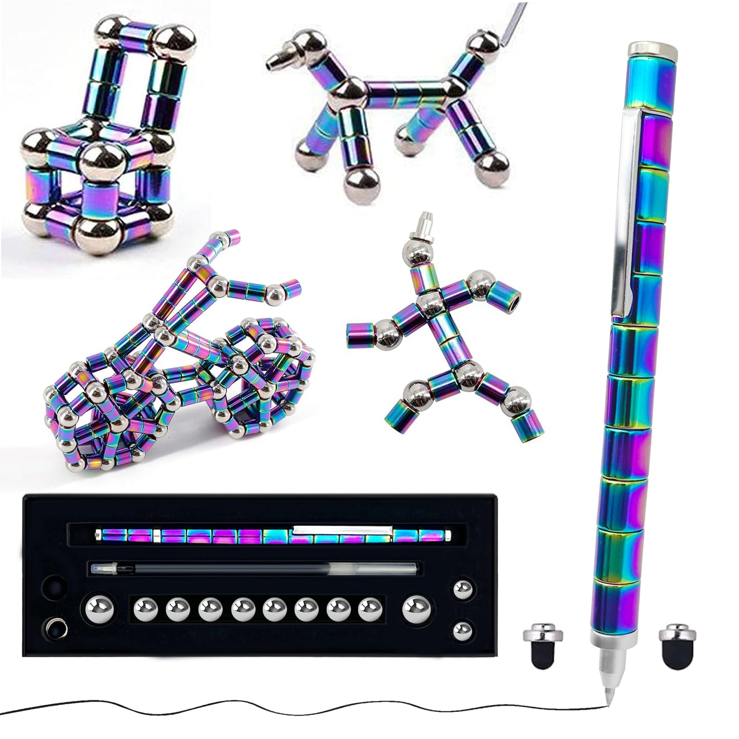 sicitu Fidget Pen — Magnetic Decompression Tool for Stress Relief and Focus