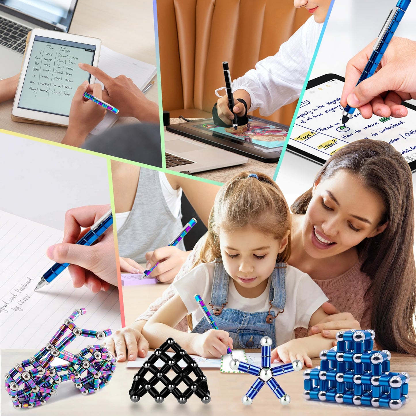 sicitu Fidget Pen — Magnetic Decompression Tool for Stress Relief and Focus