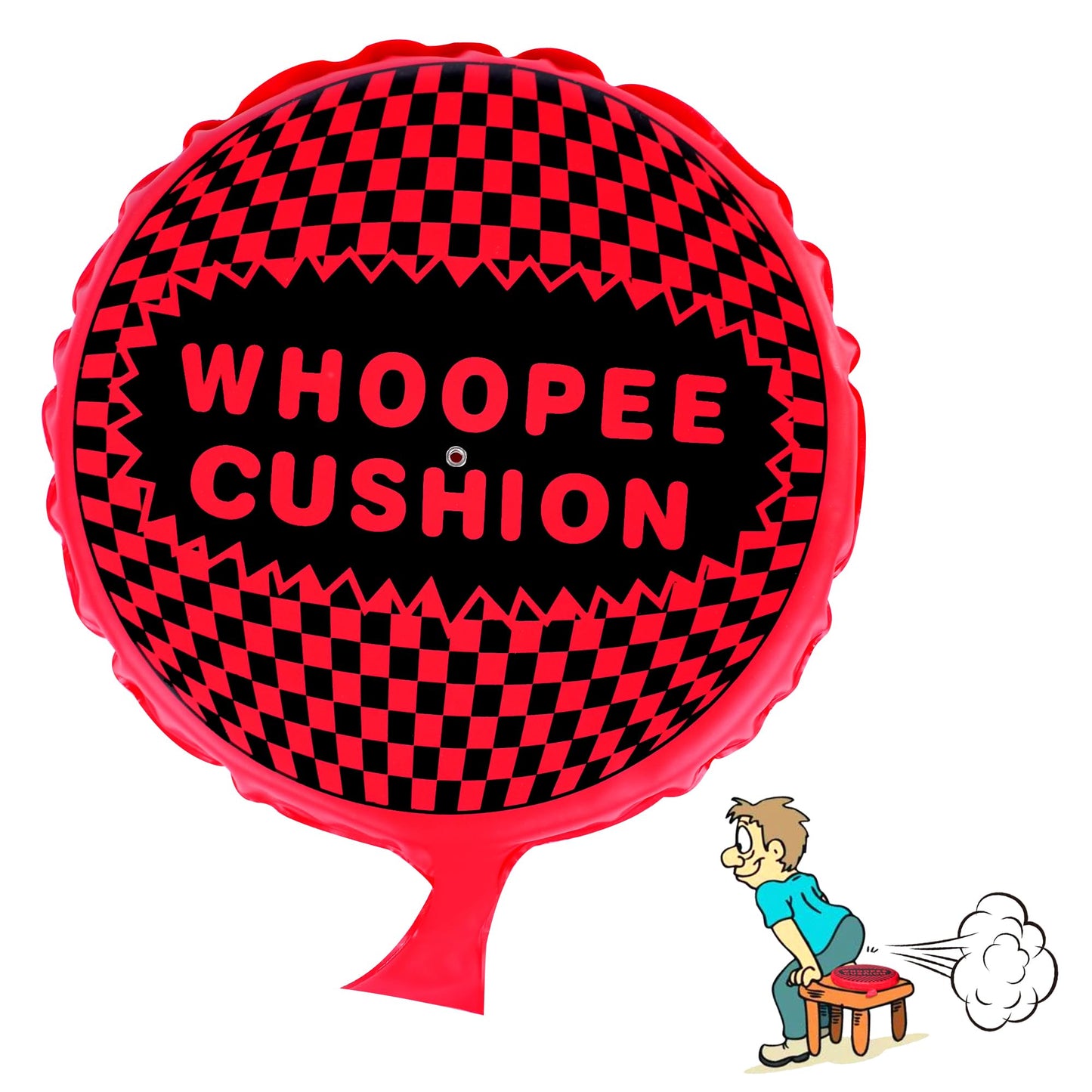 Sicitu Whoopee Cushion 9-Inch – Giant Fart Sound Prank Toy for Kids & Adults