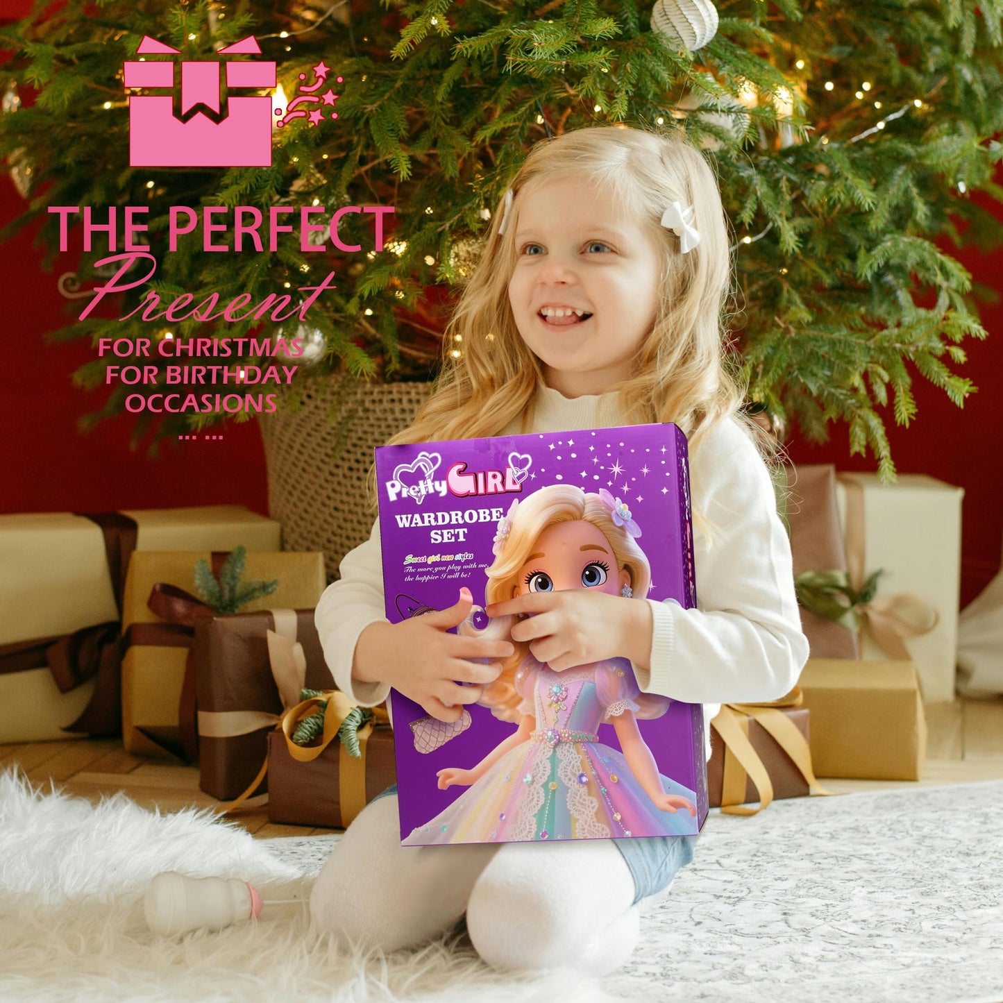 Sidola Doll Clothes & Accessories Set for 11.5-Inch Dolls – Princess Gowns, Fashion Dresses & Shoes