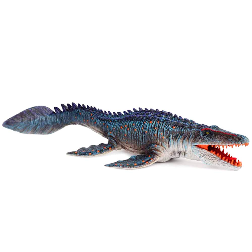 SIENON Jurassic Mosasaurus Large Dinosaur Toy - 13.4-inch Realistic Ocean Figure, Bath Toy & Cake Topper