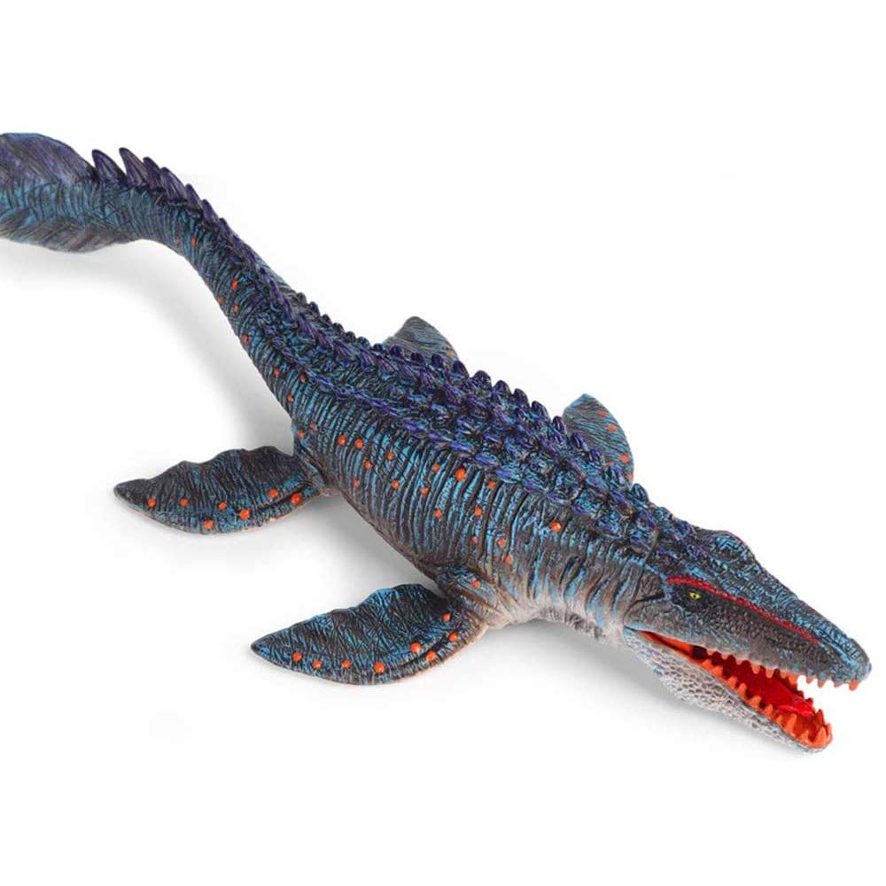 SIENON Jurassic Mosasaurus Large Dinosaur Toy - 13.4-inch Realistic Ocean Figure, Bath Toy & Cake Topper