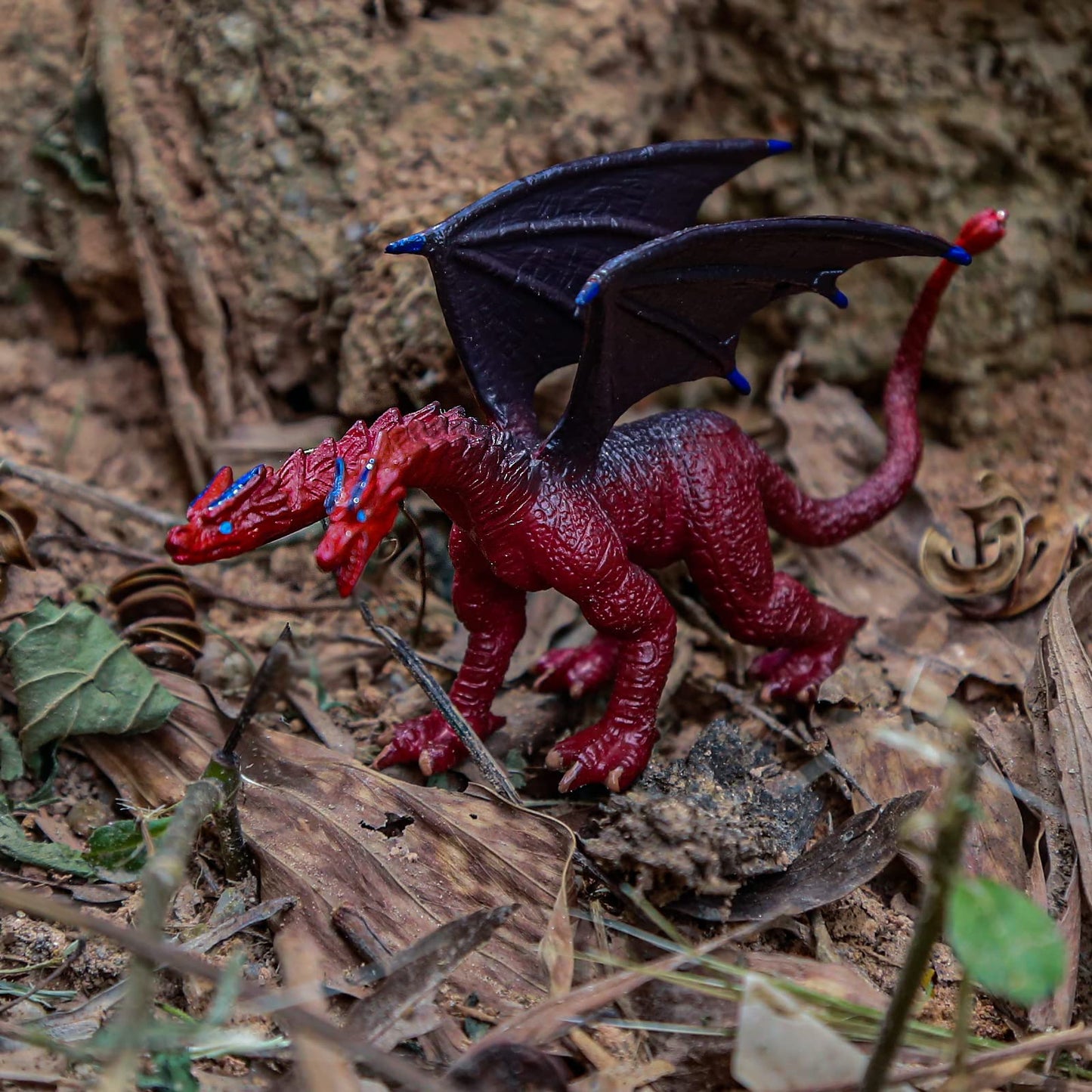 SIENON 10-Pack Dragon Toy Figures – 5in & 3in Mini Mythical Figurines for Cake Toppers & Party Decor