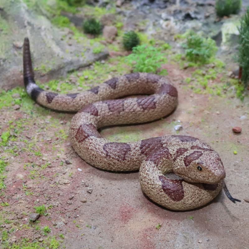 SIENON Realistic Fake Snakes – Lifelike Rubber Snake Figures for Garden & Pranks