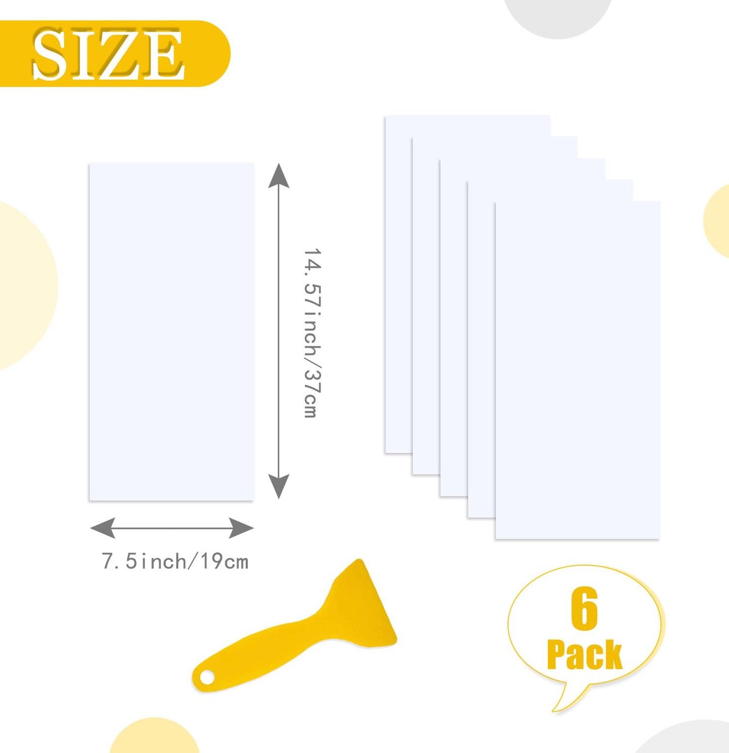 SietDESEO Puzzle Saver Sheets 6-Pack – Peel & Stick Glue for 1000-Piece Puzzles