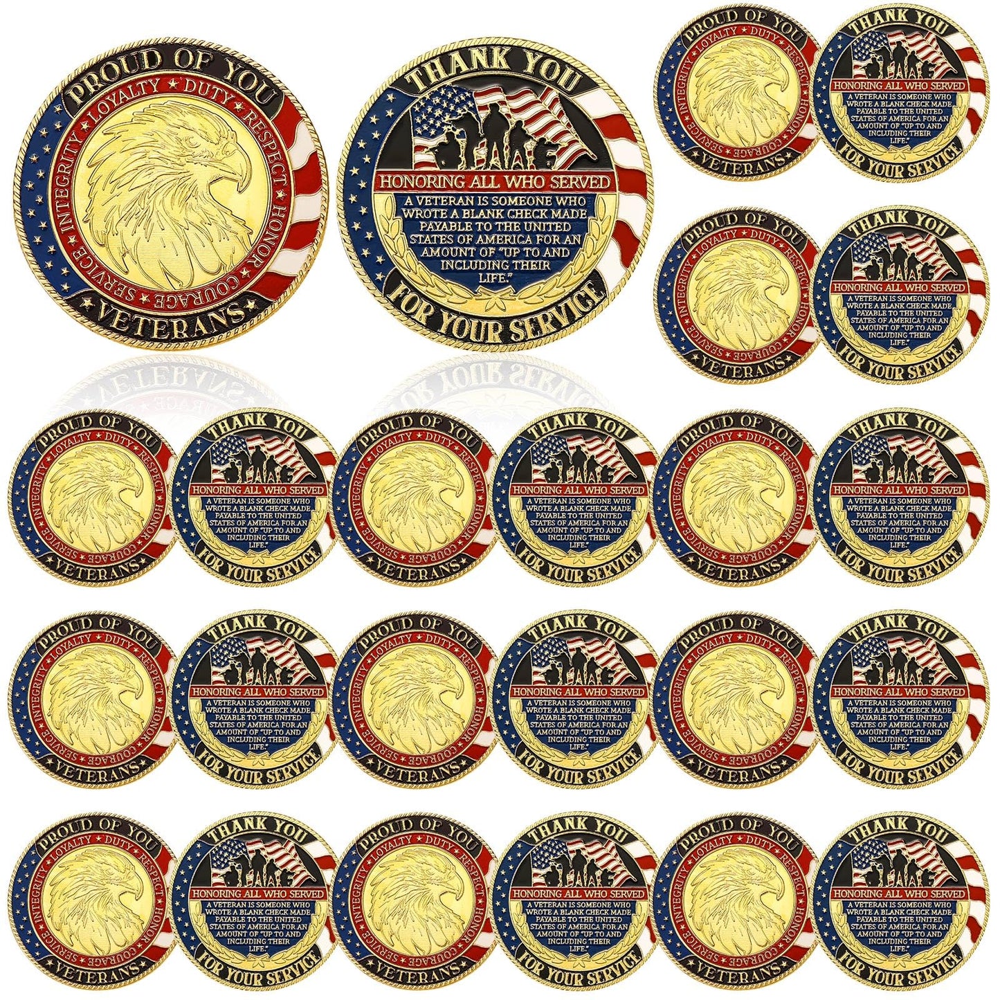 Siifert 24 Pcs Whole Armor of God Coins – Collectible Christian Prayer Medals