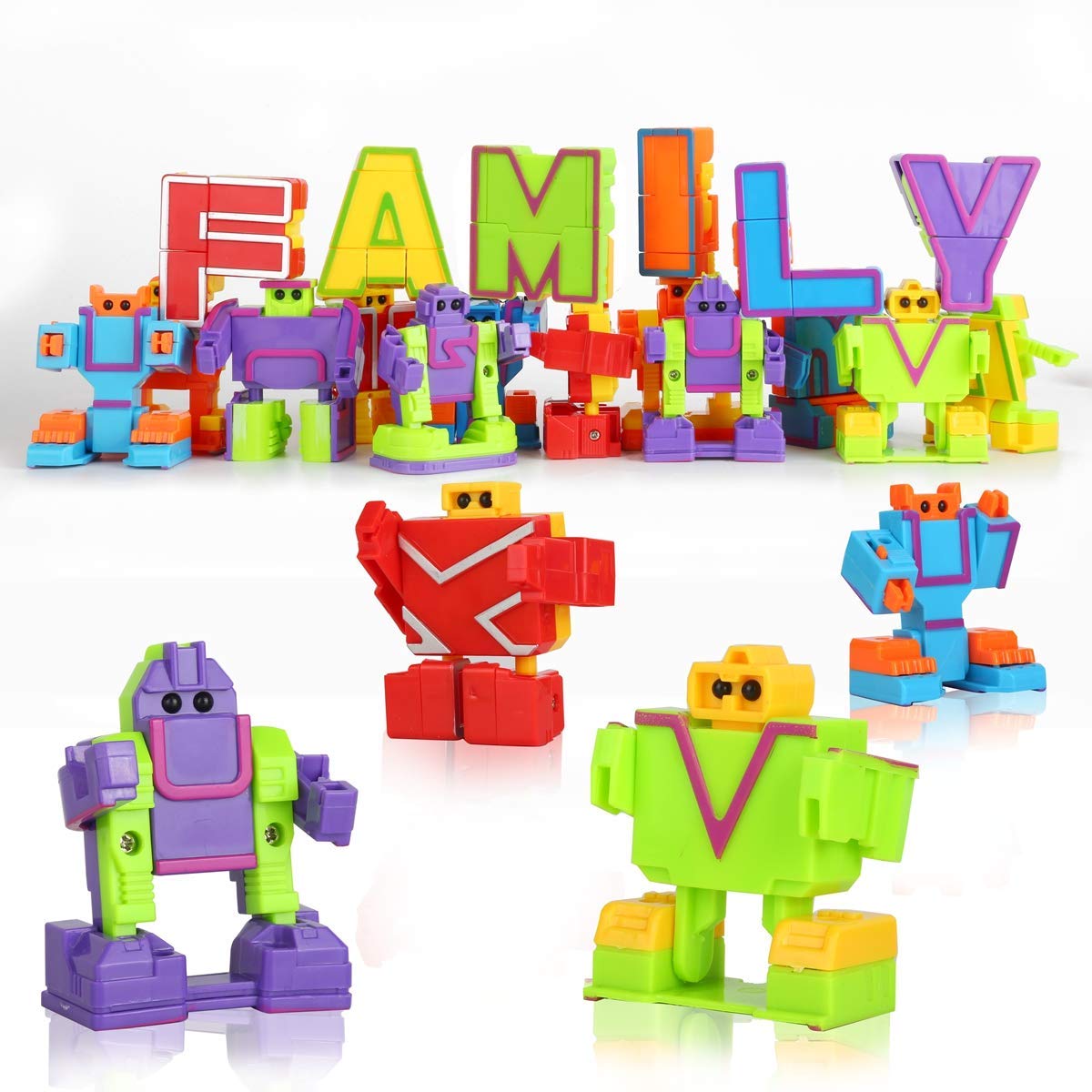 Siiziitoo Alphabots: 26 Alphabet Robots for Kids | ABC Learning Toys for Ages 3-5