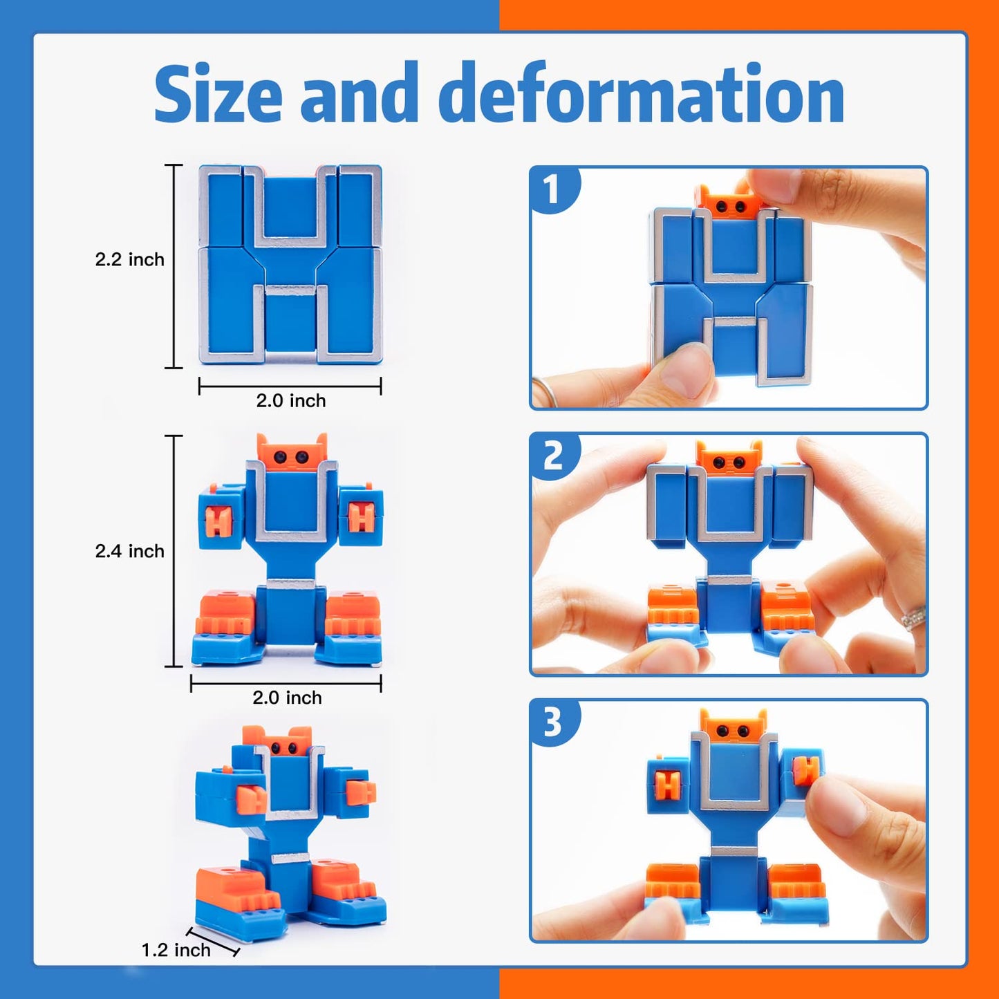 Siiziitoo Alphabots: 26 Alphabet Robots for Kids | ABC Learning Toys for Ages 3-5