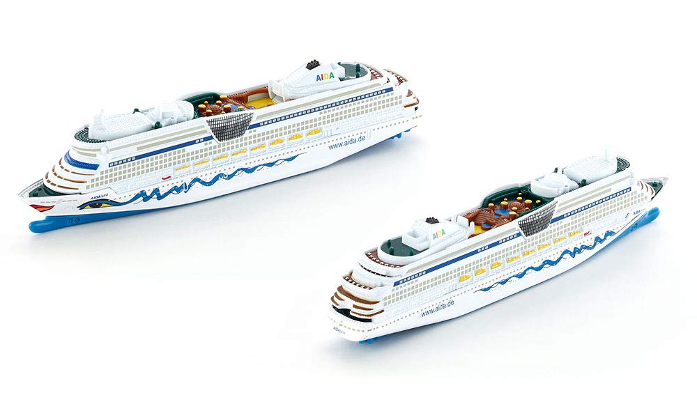 SIKU 1720 AIDALuna Cruise Ship 1:1400 Scale – Durable Metal/Plastic Model