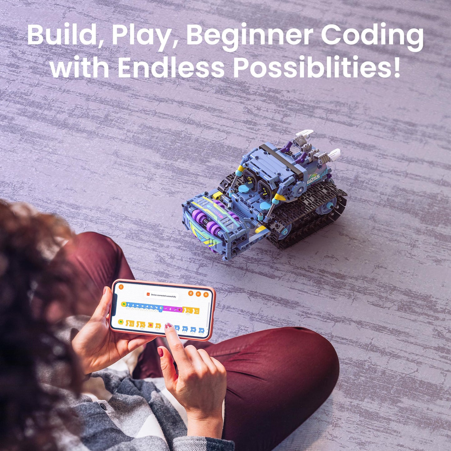 Sillbird 5-in-1 Robot Building Kit with 433 Pieces – Remote Control STEM Gift for Kids 8-12
