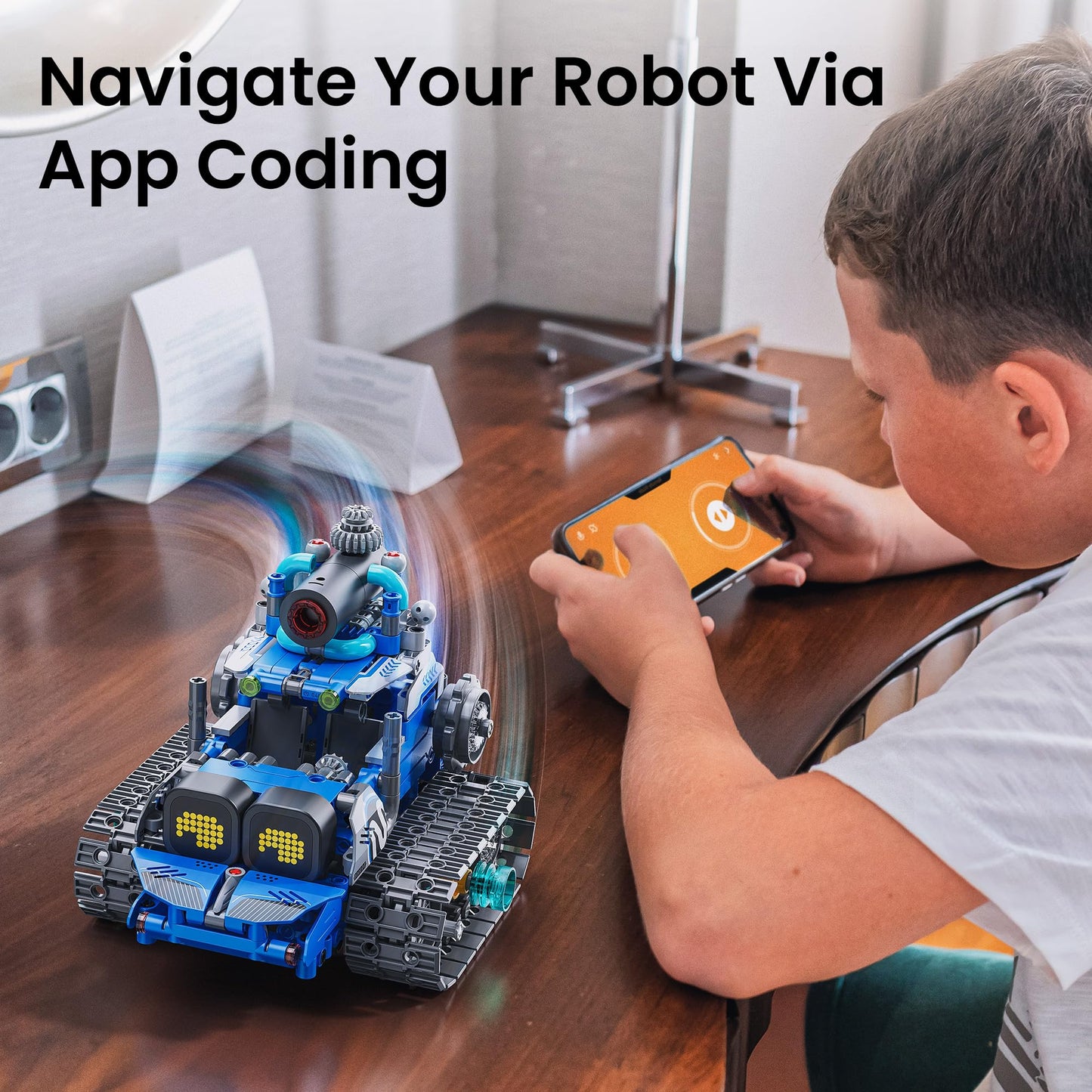 Sillbird 5-in-1 STEM Robot Kit with Remote Control for Ages 8–14 | 596 Pieces