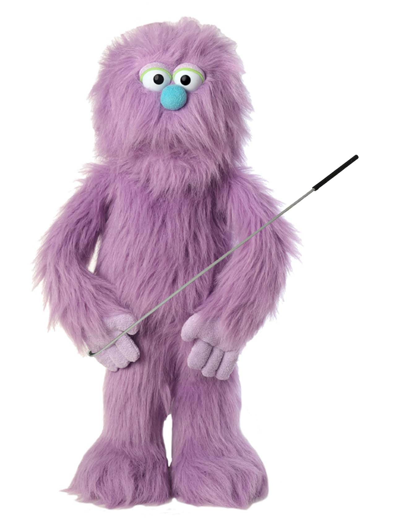 Silly Puppets 30-Inch Purple Monster Puppet – Full Body Ventriloquist Style