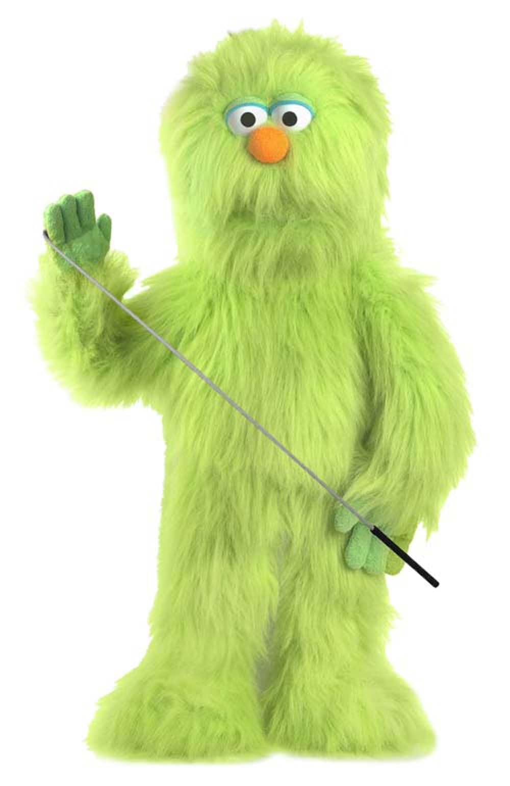Silly Puppets 30-Inch Green Monster Puppet – Full Body Ventriloquist