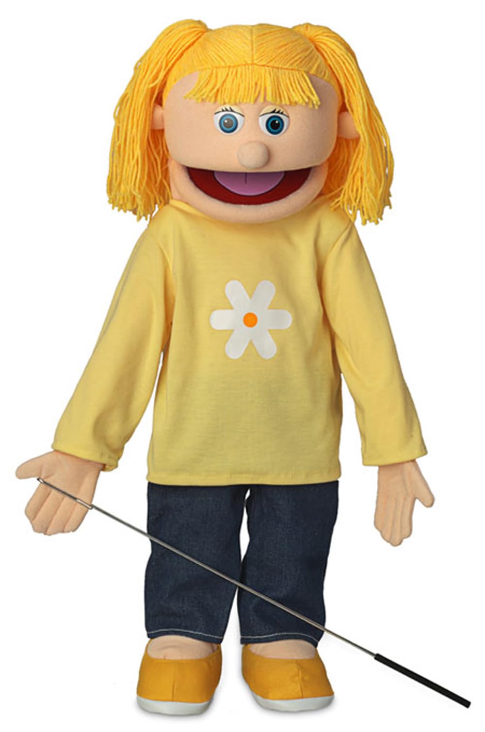 Silly Puppets Katie Peach Girl 25-Inch Full Body Ventriloquist Puppet