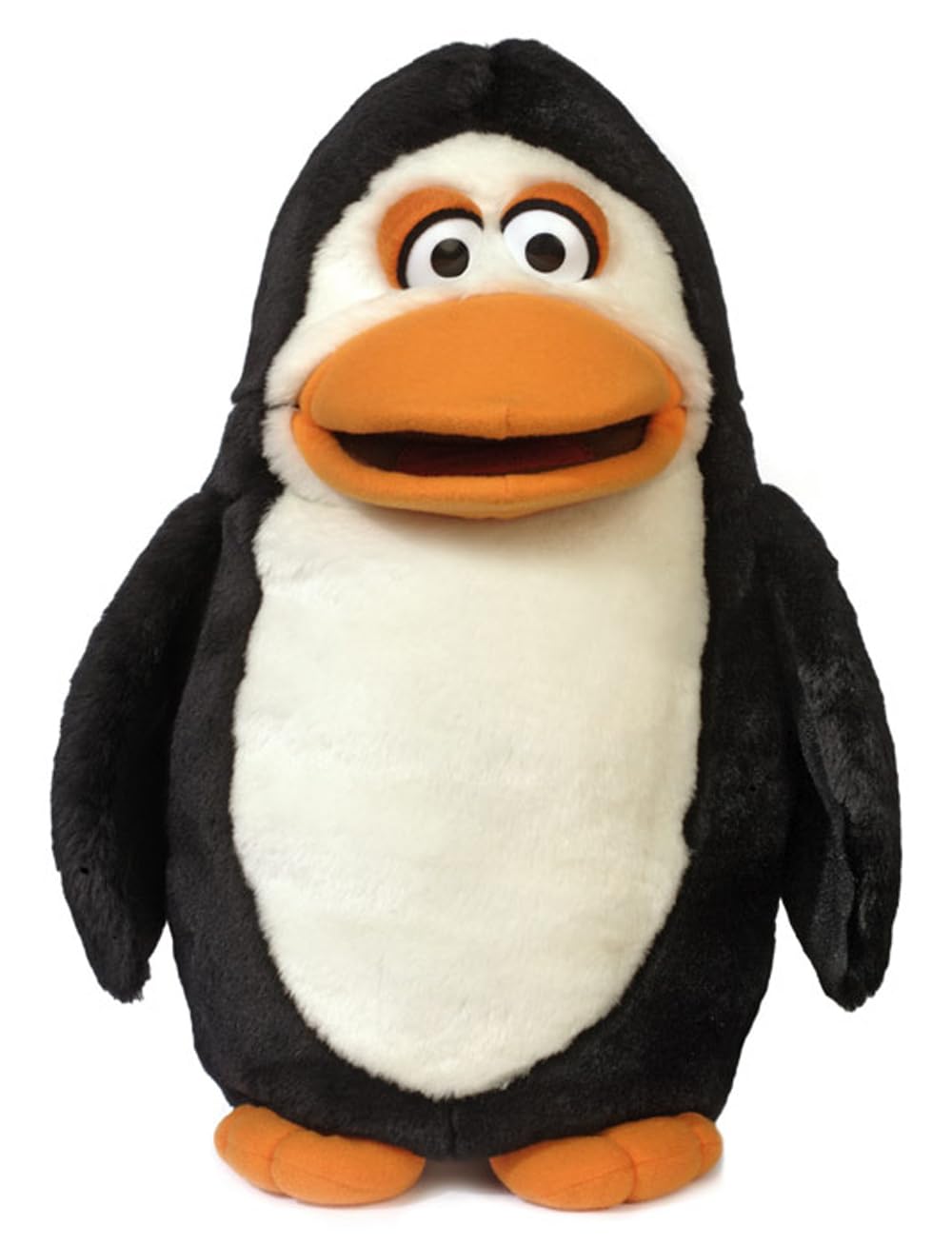Silly Puppets 17-Inch Penguin Hand Puppet — Expressive, Soft Plush for Playful Storytelling