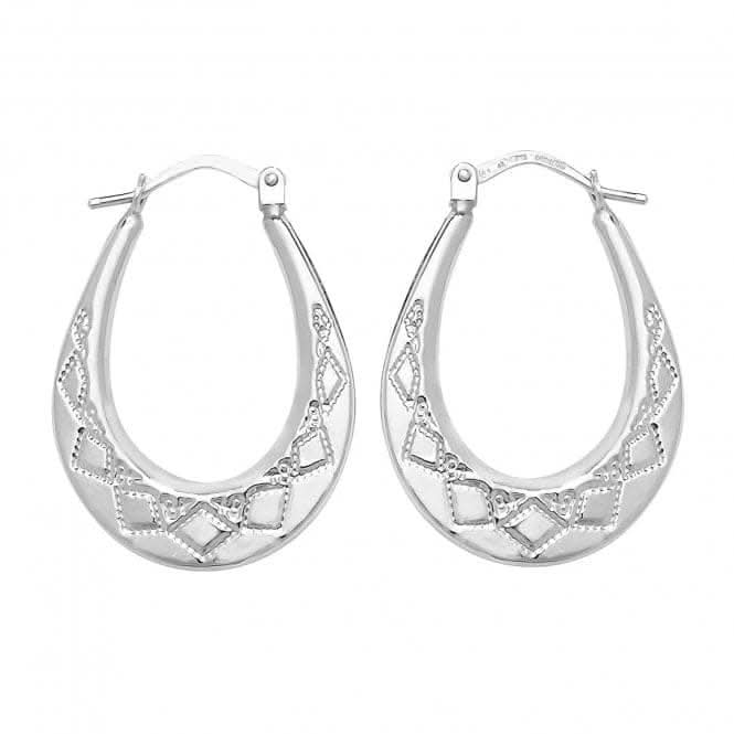 Acotis Silver Creole Earrings G51211