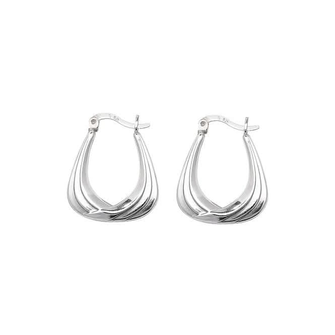 Acotis Silver Creole Earrings G5874