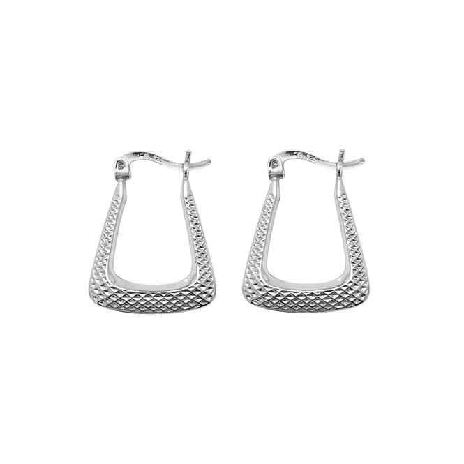 Acotis Silver Creole Earrings G5879