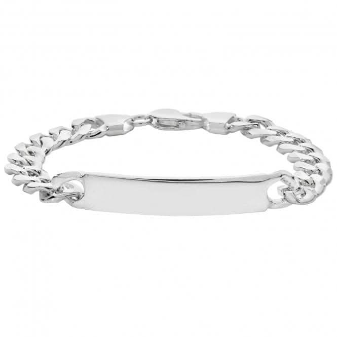 Acotis Silver Id Bracelet Gents Curb G2112