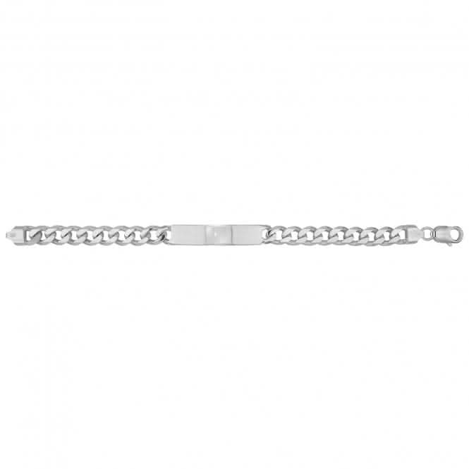 Acotis Silver Id Bracelet Gents Curb G2112