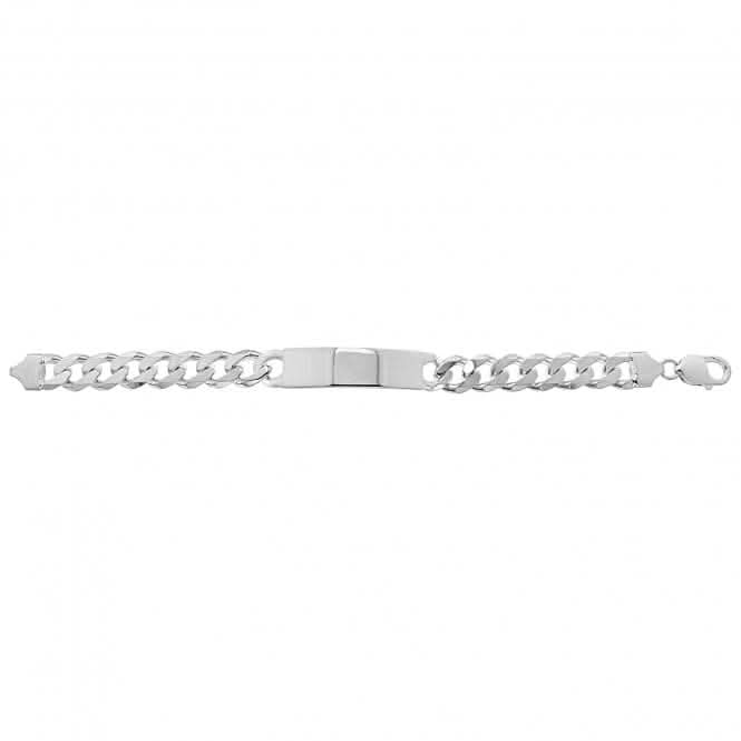 Acotis Silver Bracelet Gents Curb Id G2113