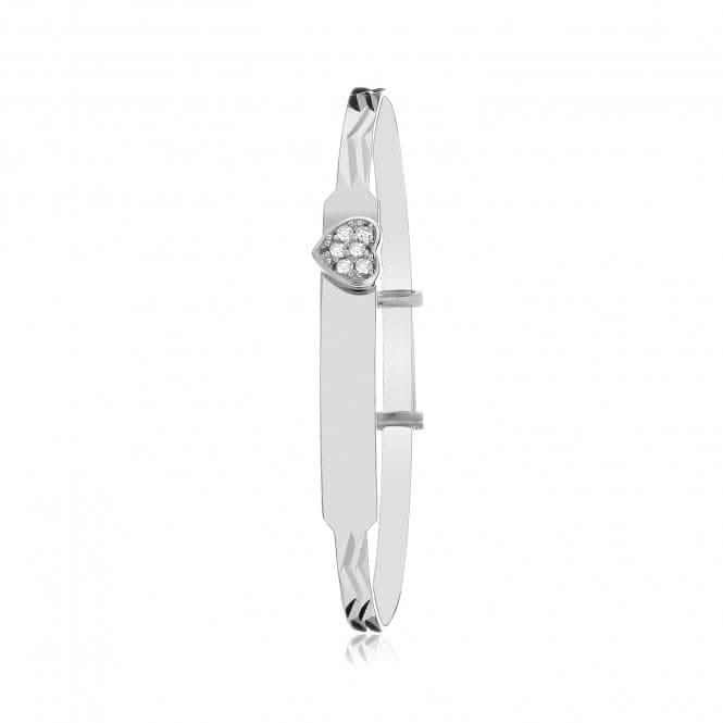 Acotis Silver Bangle Heart Baby G4442