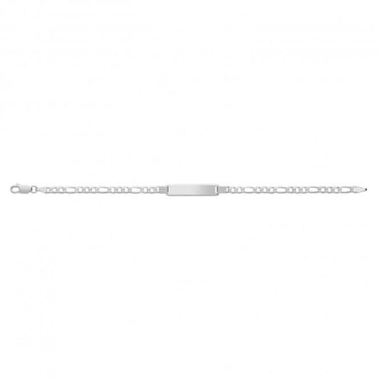 Acotis Silver Bracelet Ladies Figaro Id G2101