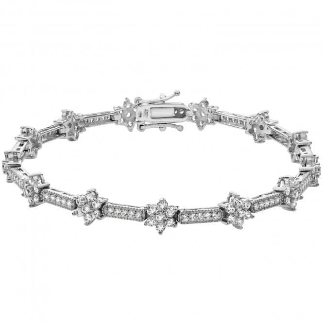 Acotis Silver Bracelet Flower Zirconia G2656