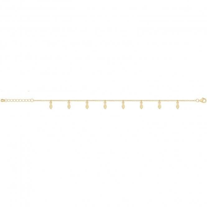 Acotis Silver Bracelet Gold Plated G2695GP