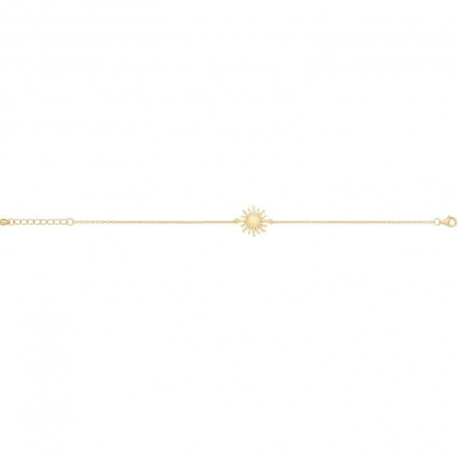 Acotis Silver Bracelet Gold Plated Sun G2696GP