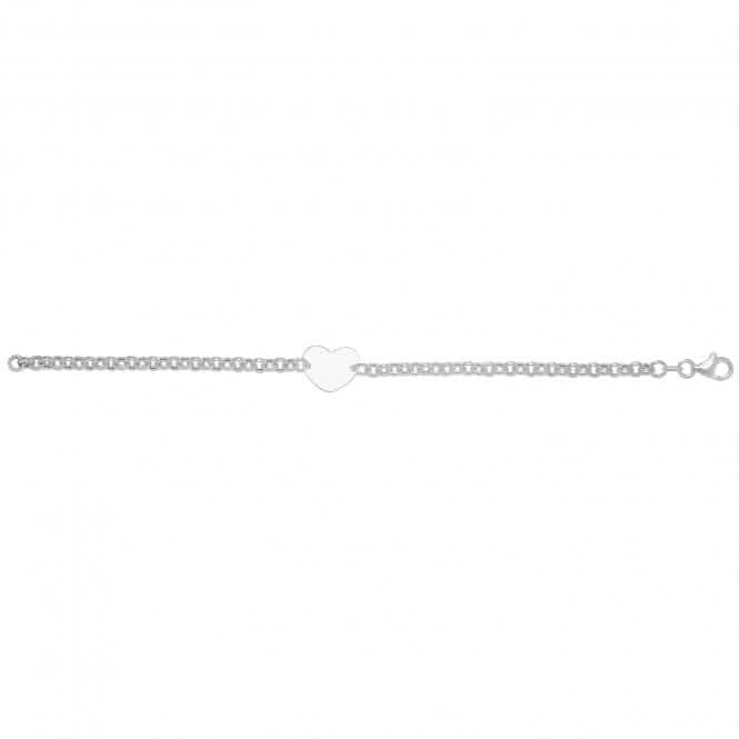 Acotis Silver Bracelet Ladies Heart G2557