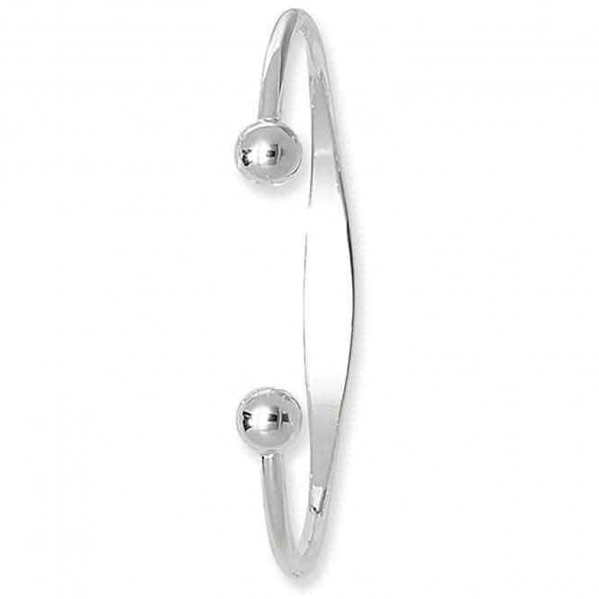 Acotis Silver Bangle Id Torc G4091