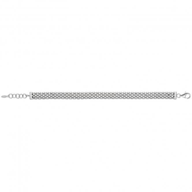 Acotis Silver Bracelet Rhodium Plated Watch Link G3305B